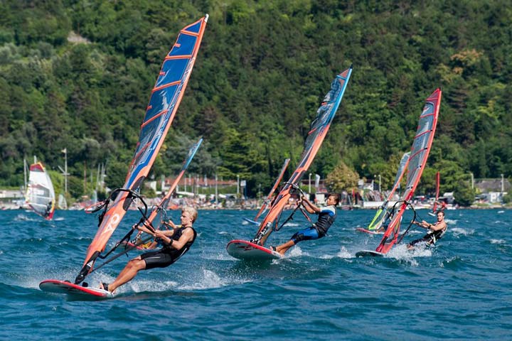 Water sports on Lake Garda